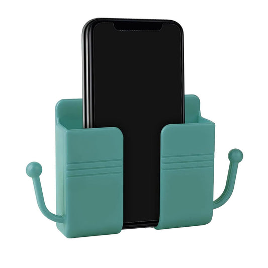 OIVO INDIA Wall Charger Hook Mobile Phone Holder Universal Cellphone Hanging Bracket Hooks Charging Dock Stand (Blue, Pack of 1)