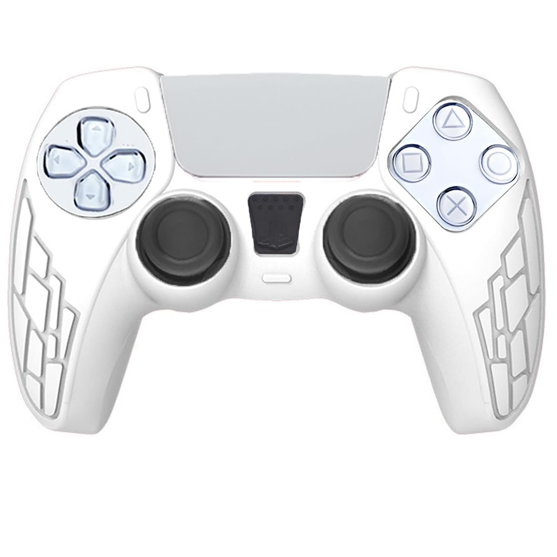 OIVO INDIA White Controller Silicone Cover Case PS5 Controller Skin Anti Slip Protective Sleeve Compatible with Sony PlayStation 5 Controller Remote