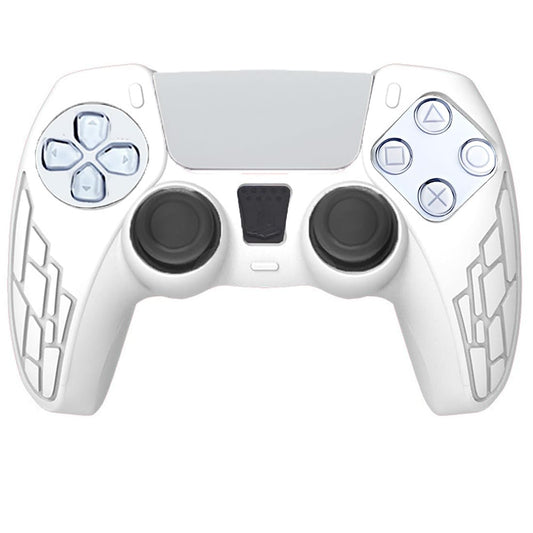 OIVO INDIA White Controller Silicone Cover Case PS5 Controller Skin Anti Slip Protective Sleeve Compatible with Sony PlayStation 5 Controller Remote