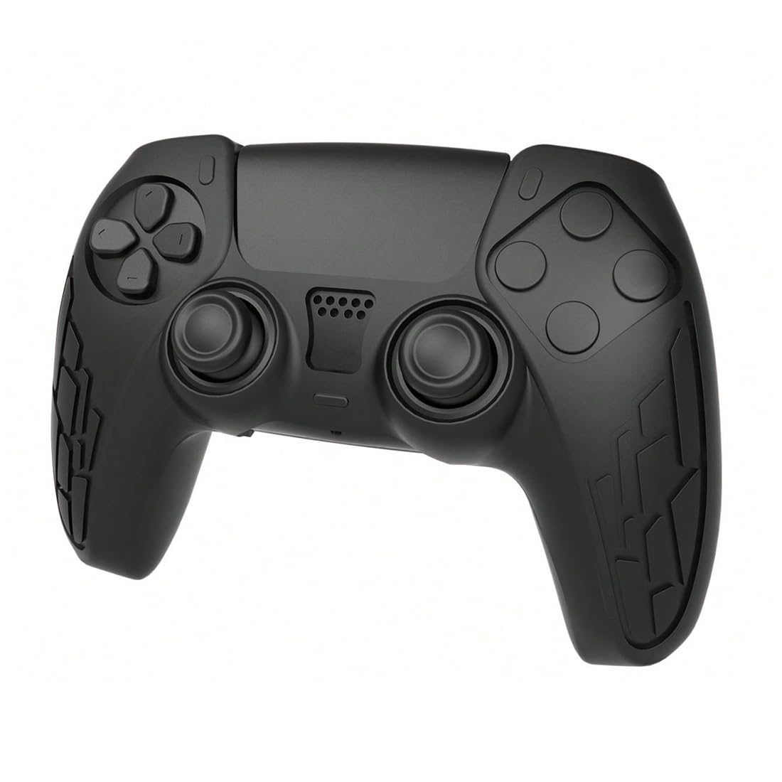 OIVO INDIA Black Controller Silicone Cover PS5 Controller Skin Anti Slip Protective Case Sleeve Compatible for Sony PlayStation 5 Controller