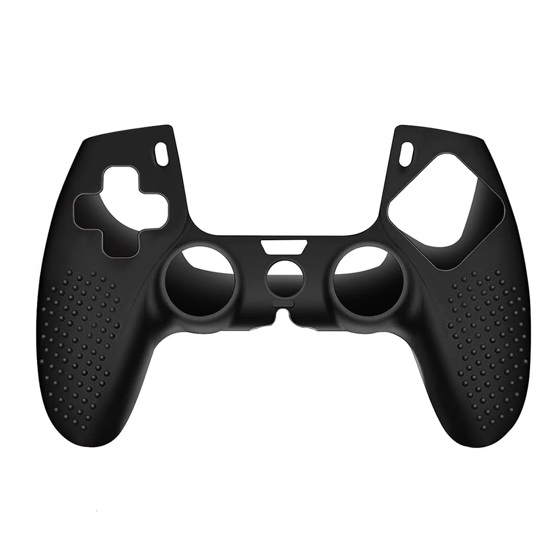 OIVO INDIA Black & White Controller Silicone Cover Case PS5 Controller Skin Anti Slip Protective Sleeve Compatible for Sony Playstation5 (Pack of 2- P5CC06 Zigzag BK+P5CC-08 Multicolor)