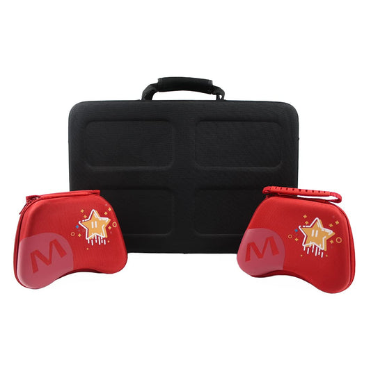 OIVO INDIA Hard Shell Water-Resistant Carry-Bag Compatible for PlayStation 5 Disc/Digital Version with 2 Controller Case PS5 Bag