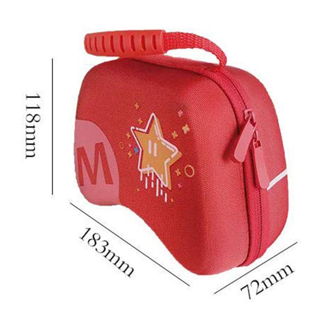 OIVO INDIA Multicolor & Red Universal Travel EVA Game Remote Controller Carrying Case Gaming Accessory Cover Case (Compatible for Xbox One, Xbox, Xbox 360, PS3, PS4, PS5 PS2) (Combo of 2)