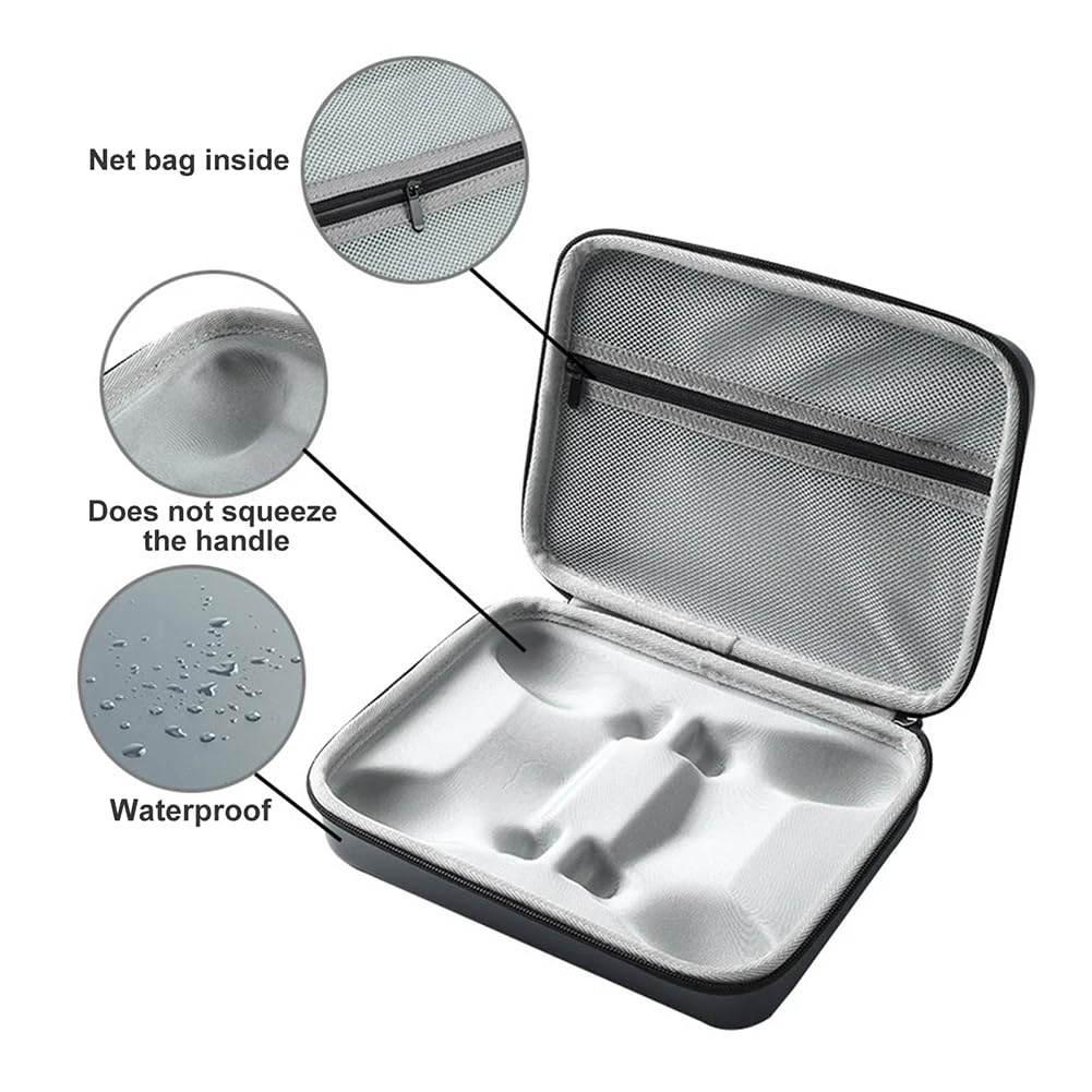 OIVO INDIA Dual Sense Controller Remote Hard Carry Cover Compatible for PS5/PS4/XBOX Water-Resistant Travel Carry Case for 2 Controllers