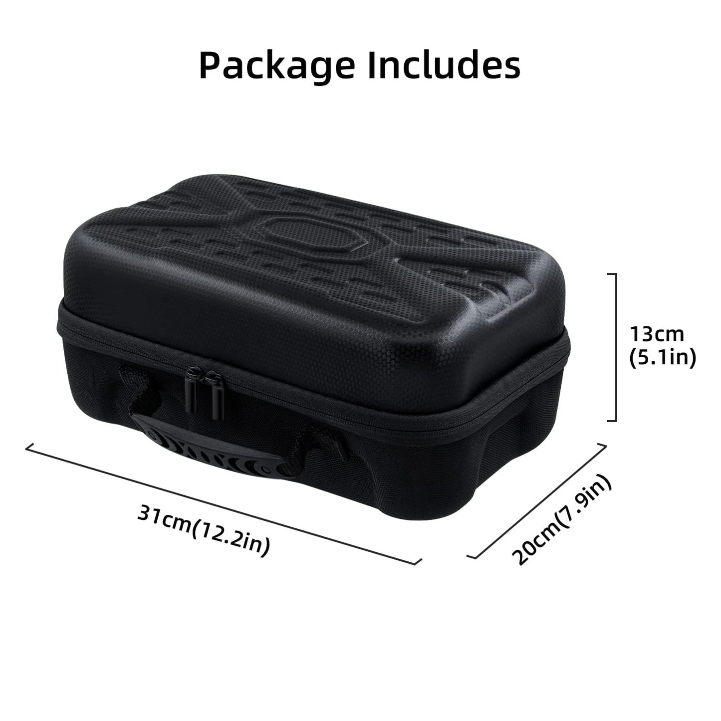 OIVO INDIA Travel Case Compatible with Xbox Series S - Hard Shell Series S Carrying Case with Protective Foam Compartments for Console, Controller, HDMI Cable (Xbox Series S, Black)