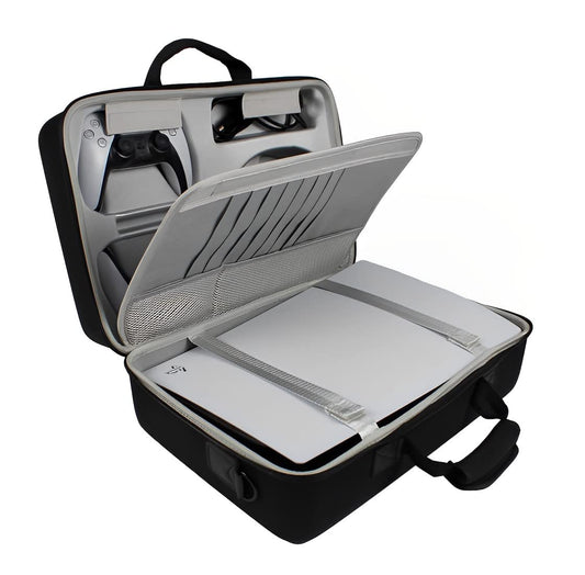 OIVO INDIA Hard Shell Water-Resistant Carry-Bag Compatible for PlayStation 5 Disc/Digital Version PS5 Bag