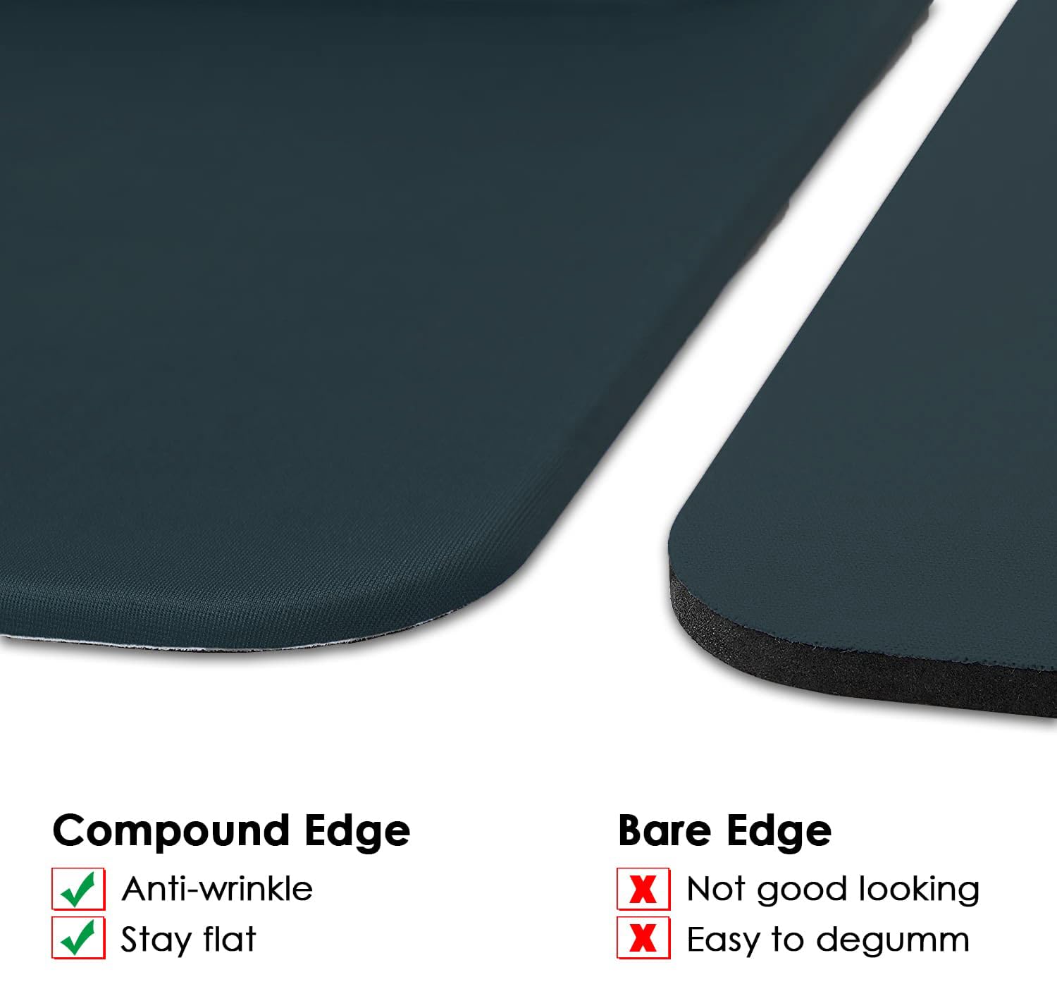 OIVO INDIA Gel Mouse Pad Wrist Rest Memory-Foam Ergonomic Mousepad (240x200mm)| Cushion Pain Relief| Suitable for Gaming, Computer, Laptop, Home & Office Non-Slip Rubber Base (Rama Green)