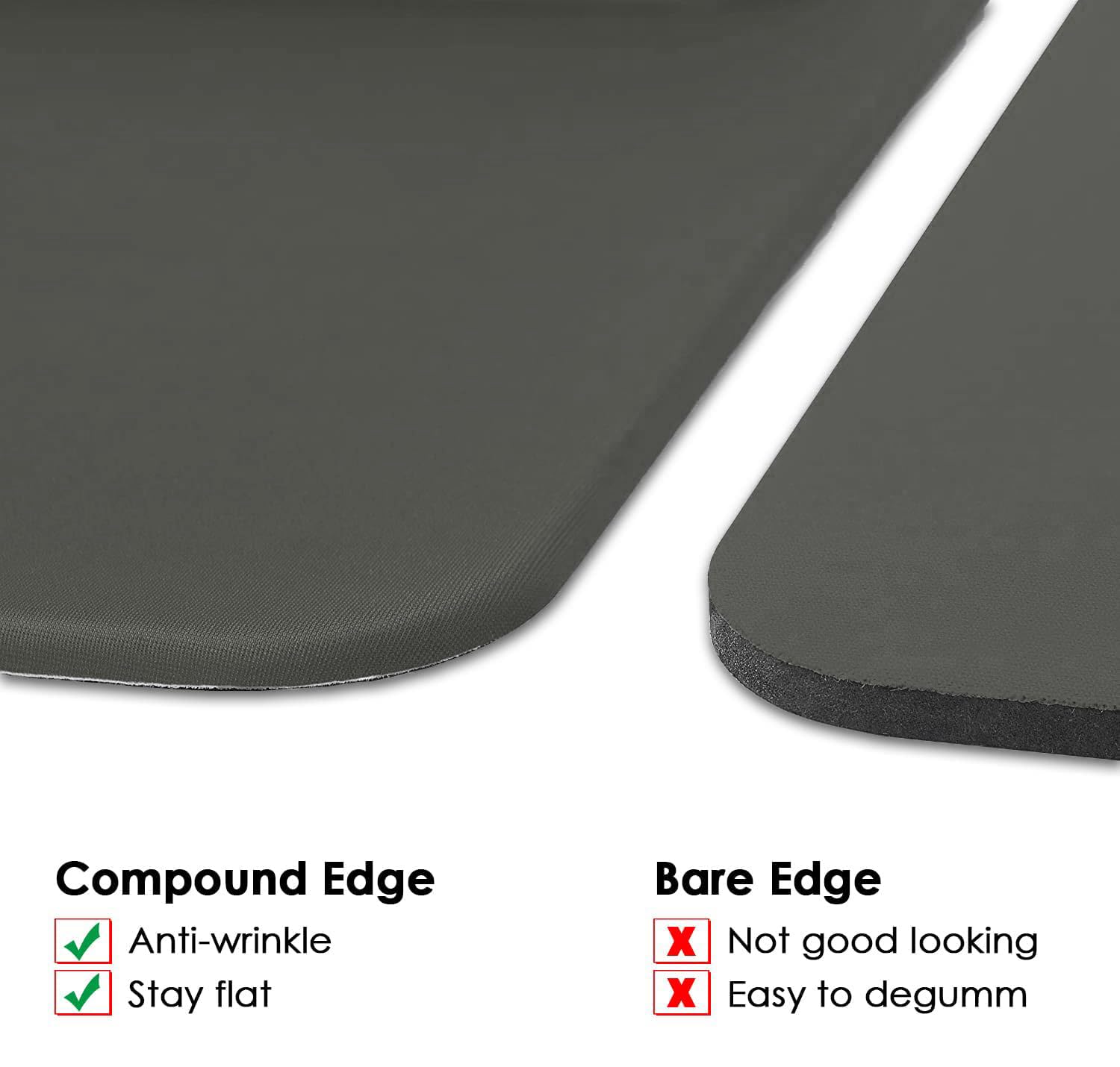 OIVO INDIA Gel Mouse Pad Wrist Rest Memory-Foam Ergonomic Mousepad(240x200mm)| Cushion Pain Relief| Suitable for Gaming, Computer, Laptop, Home & Office Non-Slip Rubber Base (Light Grey)