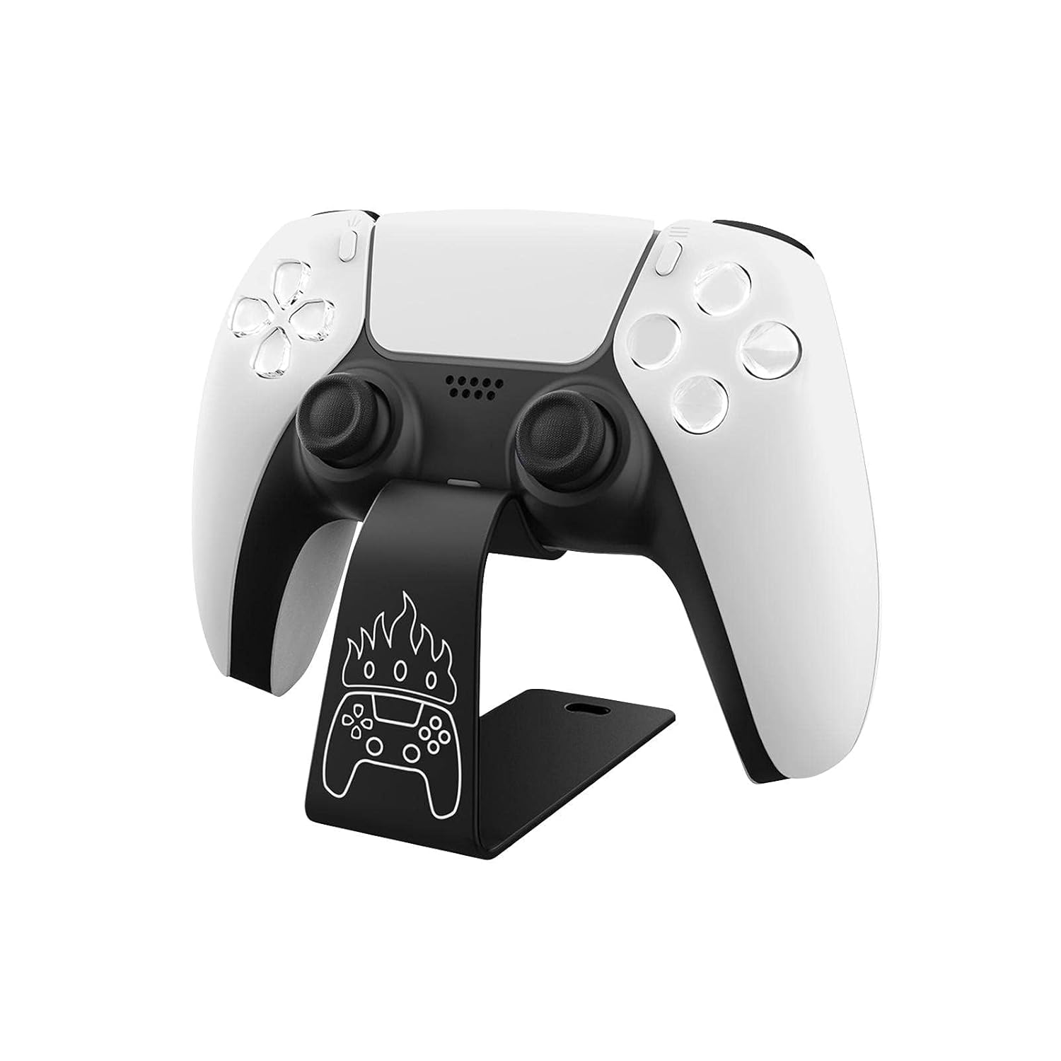 OIVO INDIA Universal Game Controller Holder Black Aluminum Alloy Holder, Mount Bracket, Perfect for PS5 Gamepad, Built-in Anti-Slip Pad Stand (PS5, XBOX, Nintendo Pro)