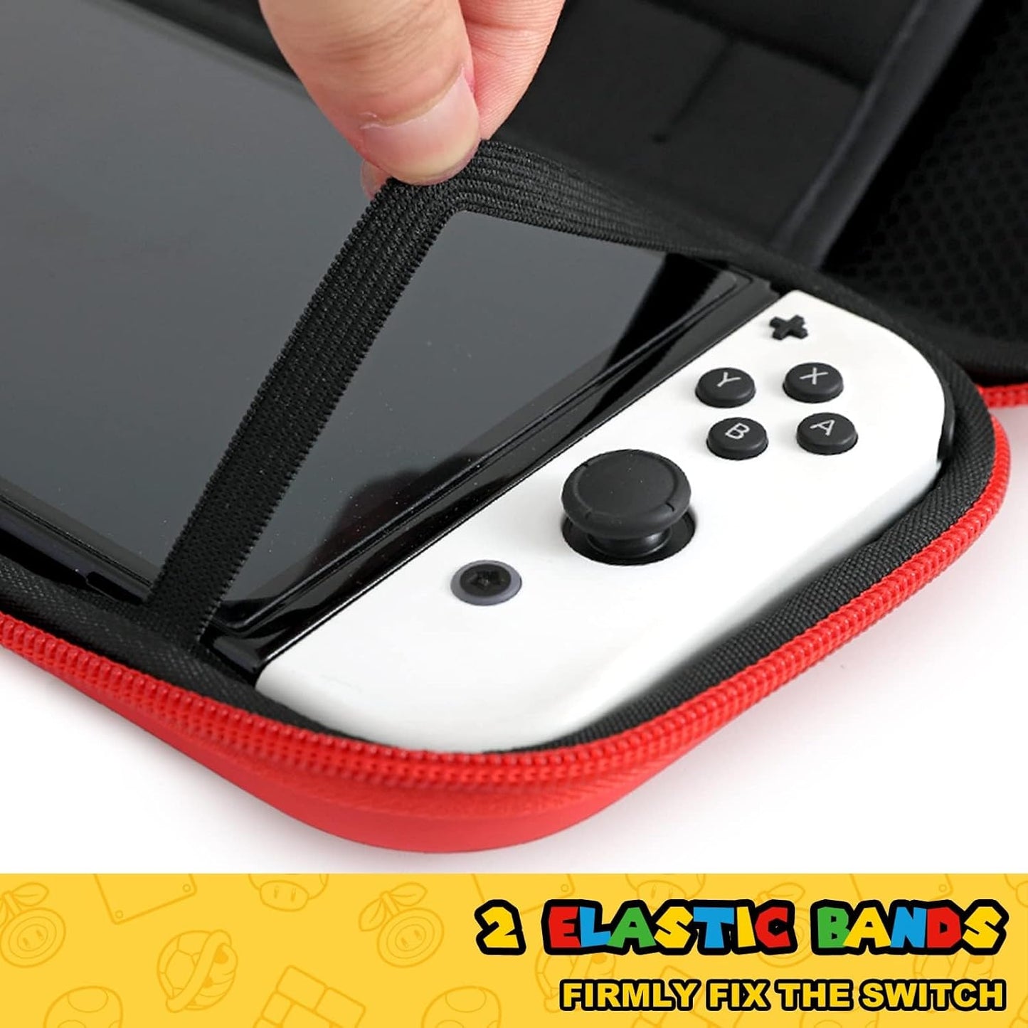 OIVO INDIA Travel Case Pouch Compatible with Nintendo Switch and for Switch OLED Console, Portable Travel Carry Case for Switch/Switch OLED, Protective Box