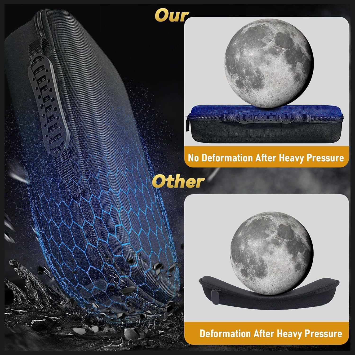 OIVO INDIA Carrying Case for PlayStation Portal Handheld Gaming Console, Portable Hard Shell Case Compatible for PS Portal Storage Bag Travel Cover for PlayStation Portal