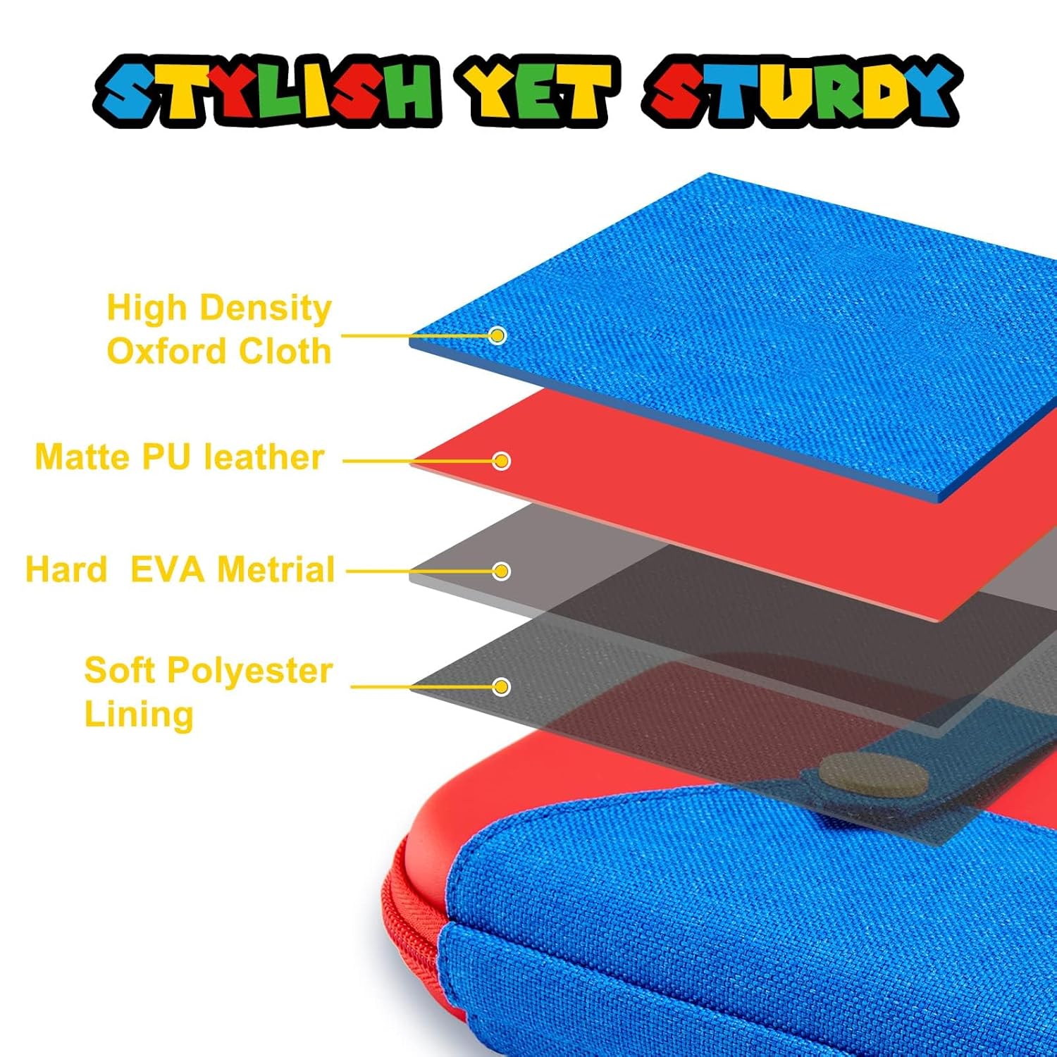 OIVO INDIA Travel Case Pouch Compatible with Nintendo Switch and for Switch OLED Console, Portable Travel Carry Case for Switch/Switch OLED, Protective Box