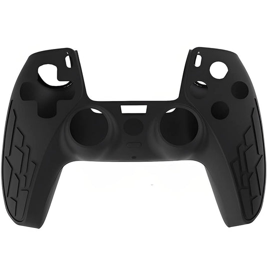 OIVO INDIA Black & White Controller Silicone Cover Case PS5 Controller Skin Anti Slip Protective Sleeve Compatible for Sony Playstation5 (Pack of 2- P5CC06 Zigzag BK+P5CC-08 Multicolor)