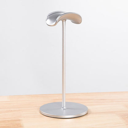 OIVO INDIA Headphone Stand Headset Holder with Aluminum Supporting Bar for All Headphone Sizes (Silver)