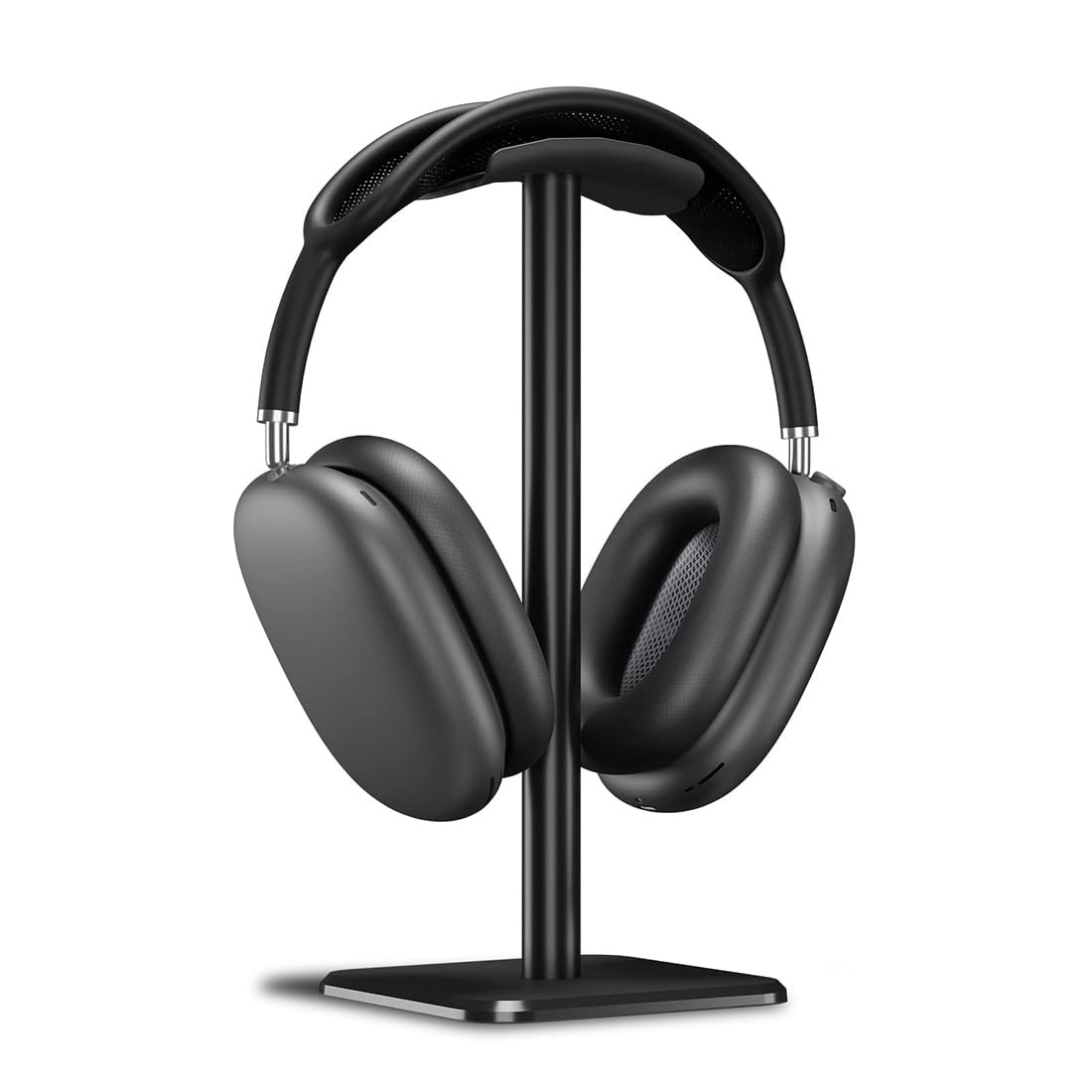 OIVO INDIA Headphone Stand Headset Holder with Aluminum Supporting Bar Flexible Headrest ABS Solid Base for All Headphones Sizes (Only Stand)