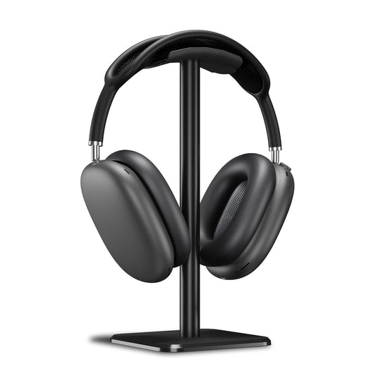 OIVO INDIA Headphone Stand Headset Holder with Aluminum Supporting Bar Flexible Headrest ABS Solid Base for All Headphones Sizes (Only Stand)