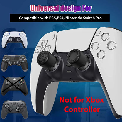 OIVO INDIA 8Pcs White Silicone FPS Thumb Grip Set (Compatible with PS5,PS4,Nintendo Switch Pro)