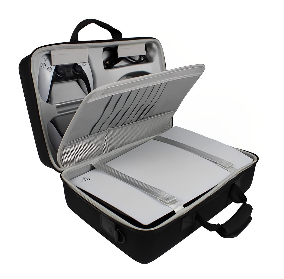 OIVO INDIA Hard Shell Water-Resistant Carry-Bag Compatible for PlayStation 5 Disc/Digital Version PS5 Bag