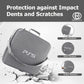 OIVO INDIA Stylish Nylon Grey Hard Carrying Storage Case Compatible for PlayStation 5 with Black Controller Case (PS5 Bag, Combo) [Video Game]
