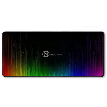 OIVO INDIA Extended Size XL (800 mm x 300 mm) Gaming Mouse Pad| Stitched Edges| Non-Slip Rubber Base|Computer Laptop|Keyboard Mouse Pad for Office & Home (Multicolor)