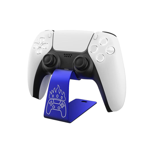 OIVO INDIA Universal Game Controller Holder Blue Aluminum Alloy Holder, Mount Bracket, Perfect for PS5 Gamepad, Built-in Anti-Slip Pad Stand (PS5, XBOX, Nintendo Pro)