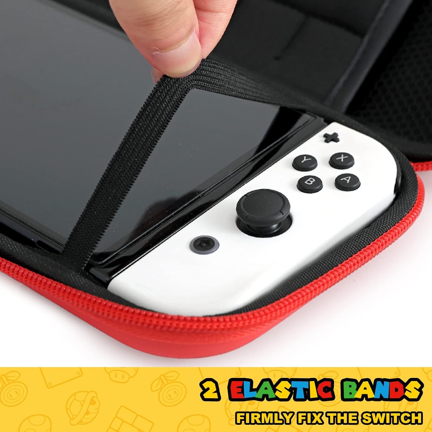 OIVO INDIA Travel Case Pouch Compatible with Nintendo Switch and for Switch OLED Console, Portable Travel Carry Case for Switch/Switch OLED, Protective Box